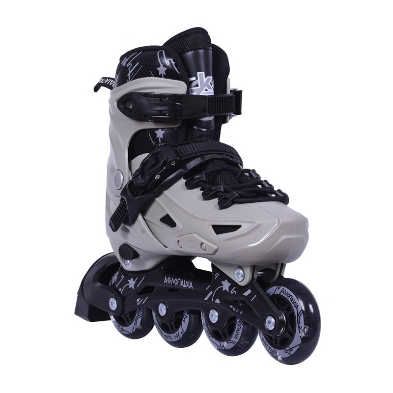 copy of copy of Inline Skates Athlo 10305 αυξομειούμενα με κούμπωμα και Velcro, pink - πολλά νο