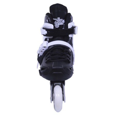 Inline Skates Athlo 10306bl αυξομειούμενα με κούμπωμα και Velcro, black - πολλά νούμερα