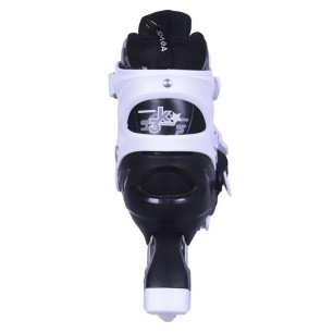 Inline Skates Athlo 10306bl αυξομειούμενα με κούμπωμα και Velcro, black - πολλά νούμερα