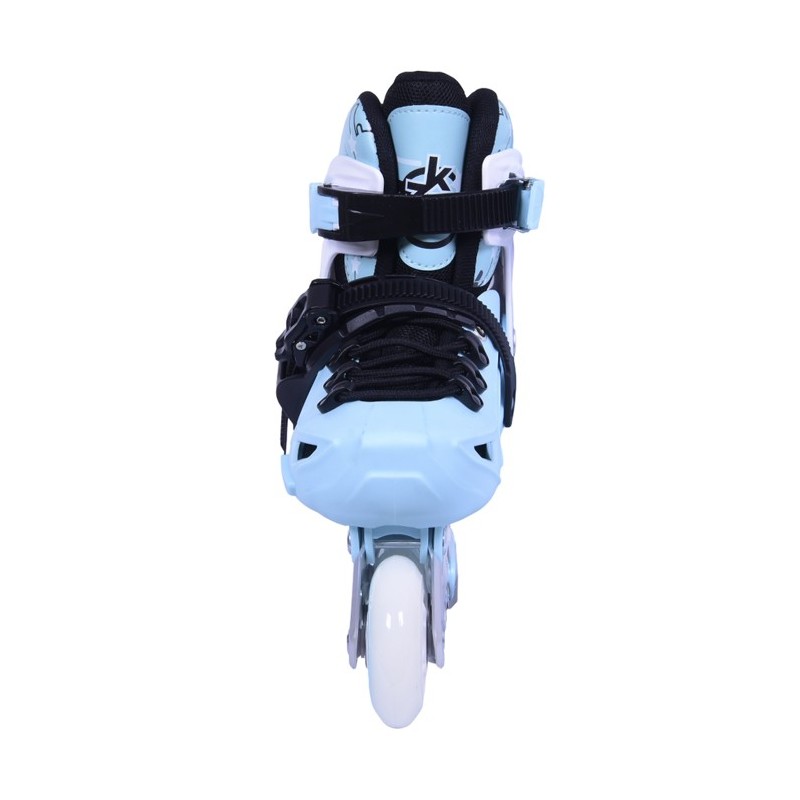 Inline Skates Athlo 10306bl αυξομειούμενα με κούμπωμα και Velcro, blue πολλά νούμερα