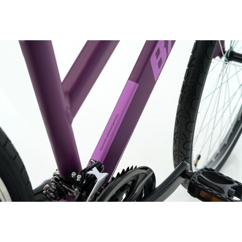 Ballistic Coaster W 28" ποδήλατο trekking γυναικείο μωβ ματ