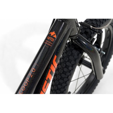 Ballistic Scoop  2 14" παιδικό ποδήλατο BMX αλουμινίου μαύρο