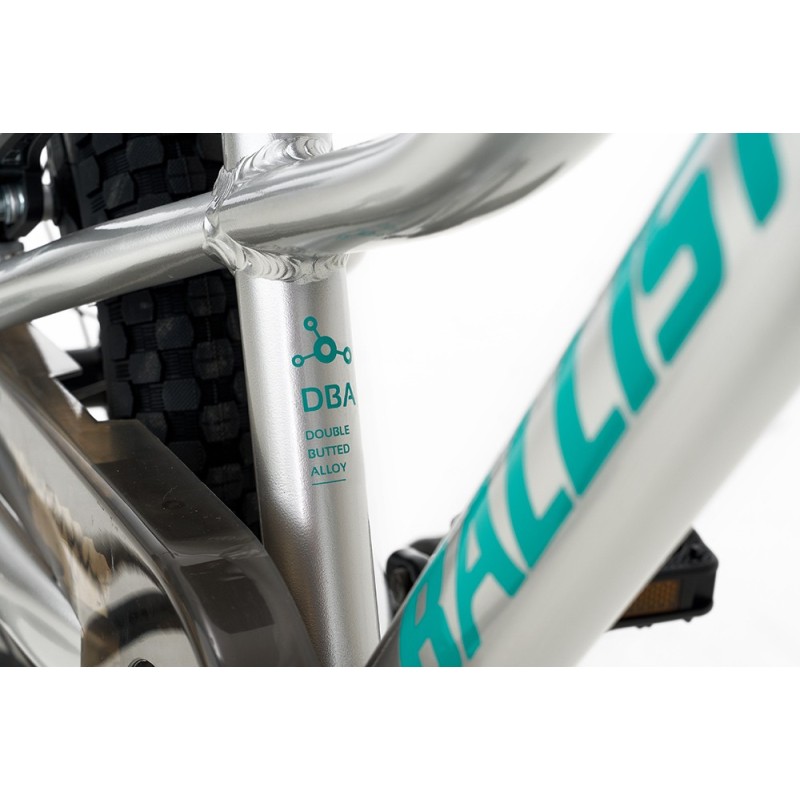 Ballistic Scoop 2 18" παιδικό ποδήλατο BMX αλουμινίου ασημί