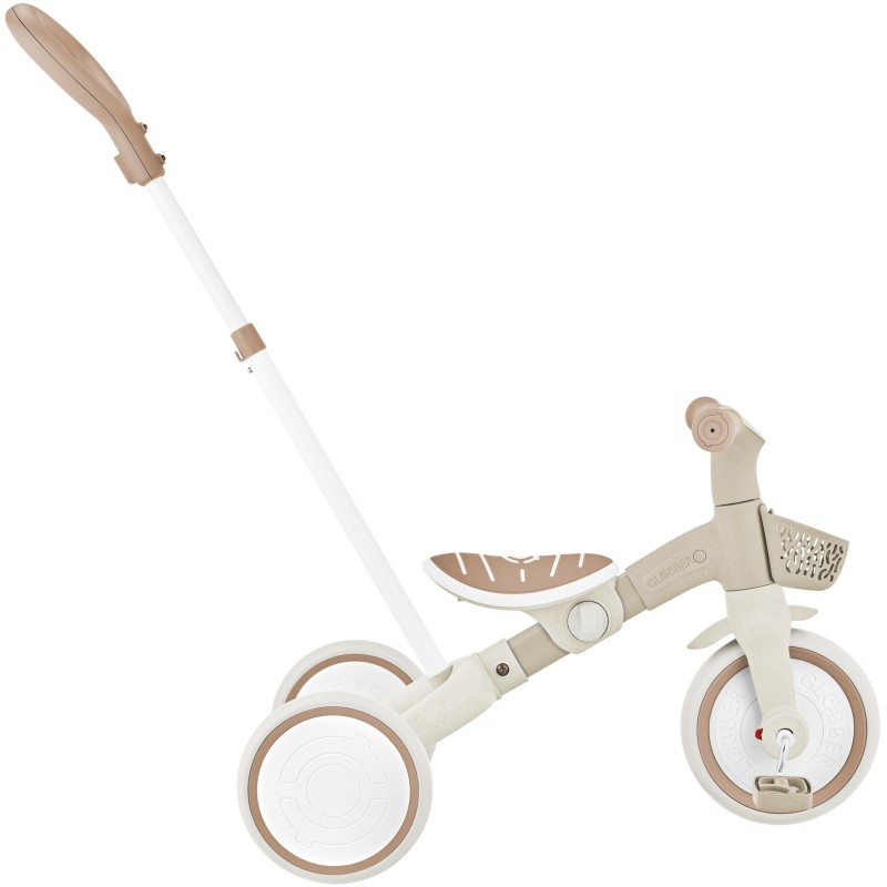 Globber Learning Trike 3 In 1 Plus Eco Coconut Τρίκυκλο ποδήλατο bebe & ισορροπίας