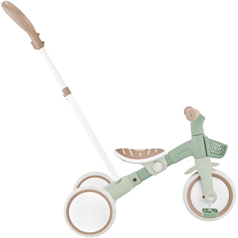 Globber Learning Trike 3 In 1 Plus Eco Pistachio Τρίκυκλο ποδήλατο bebe & ισορροπίας