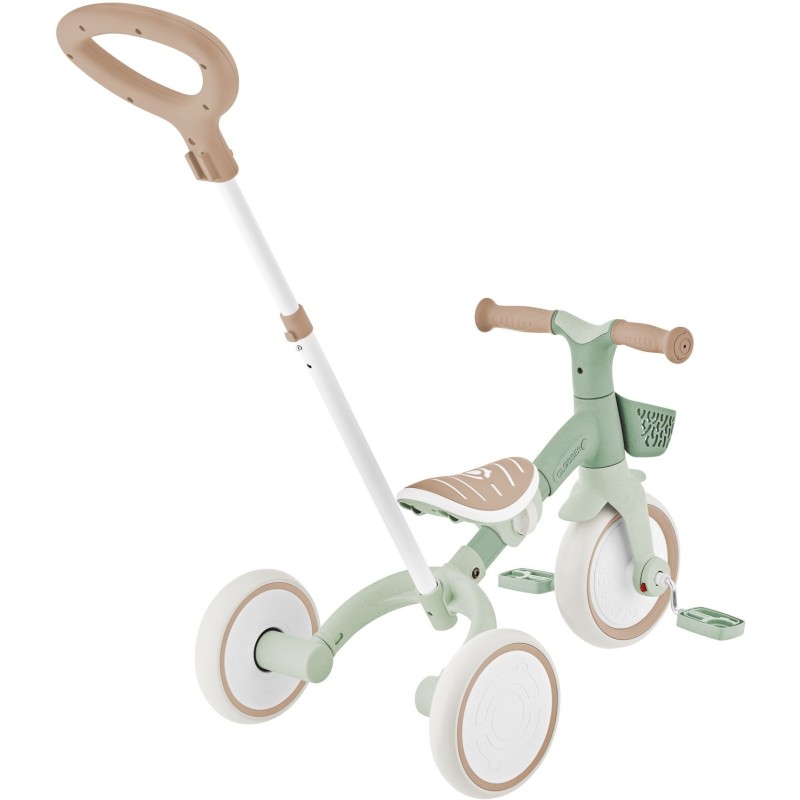 Globber Learning Trike 3 In 1 Plus Eco Pistachio Τρίκυκλο ποδήλατο bebe & ισορροπίας