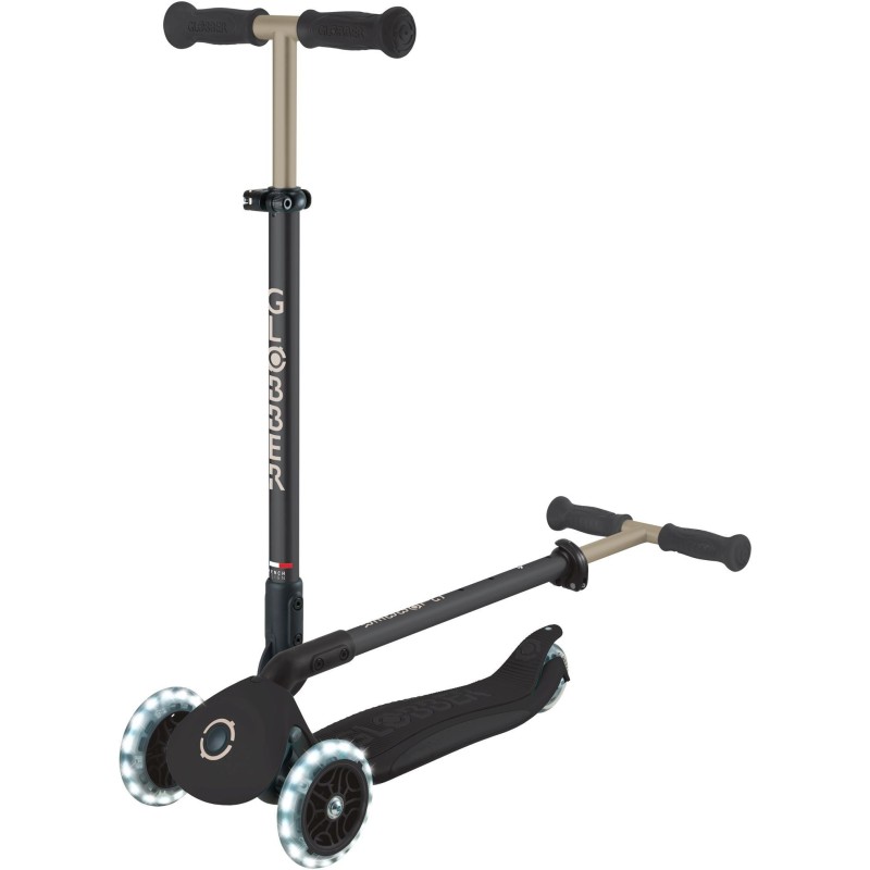 Globber Scooter Go-Up Deluxe Fantasy Lights Black παιδικό Πατίνι- Scooter- καρότσι-περπατούρα 3-1