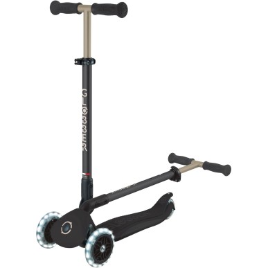 Globber Scooter Go-Up Deluxe Fantasy Lights Black παιδικό Πατίνι- Scooter- καρότσι-περπατούρα 3-1