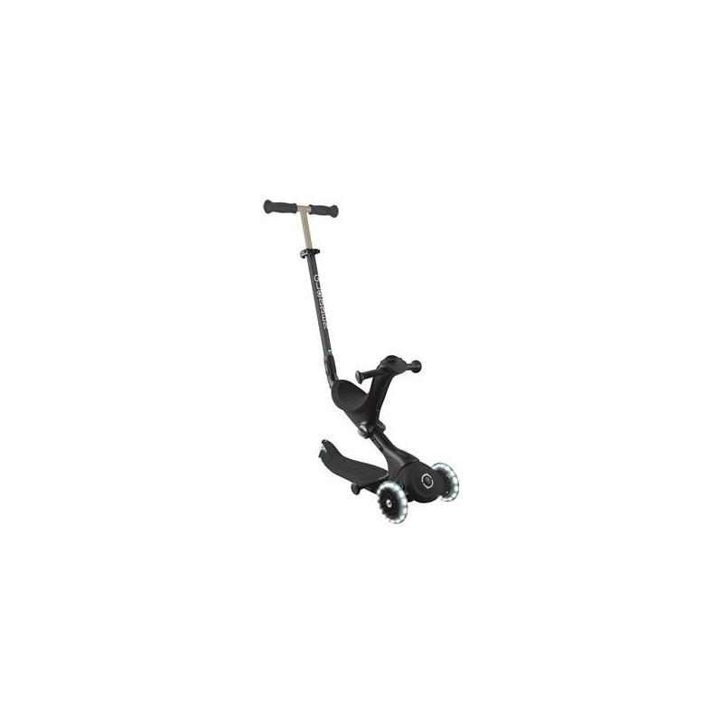 Globber Scooter Go-Up Deluxe Fantasy Lights Black παιδικό Πατίνι- Scooter- καρότσι-περπατούρα 3-1