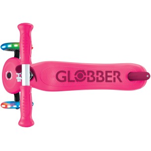 Globber Scooter Go-Up Sporty Ligths φούξια παιδικό Πατίνι- Scooter - καροτσάκι-περπατούρα 3-1