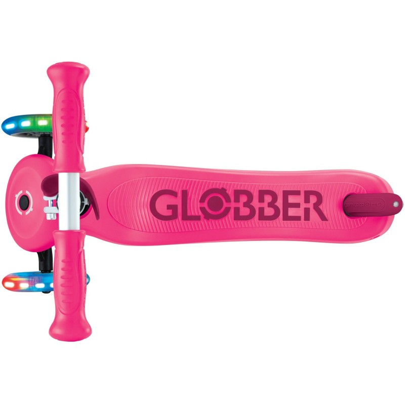Globber Scooter Go-Up Sporty Ligths φούξια παιδικό Πατίνι- Scooter - καροτσάκι-περπατούρα 3-1
