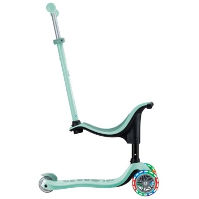 Globber Scooter Go-Up Sporty Ligths mint παιδικό Πατίνι- Scooter - καροτσάκι-περπατούρα 3-1
