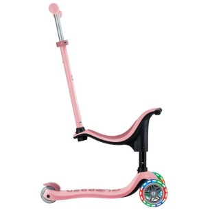 Globber Scooter Go-Up Sporty Ligths  pink παιδικό Πατίνι- Scooter - καροτσάκι-περπατούρα 3-1