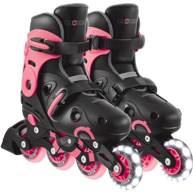Globber Inline Skates 2 In 1 No 34-37 coral pink