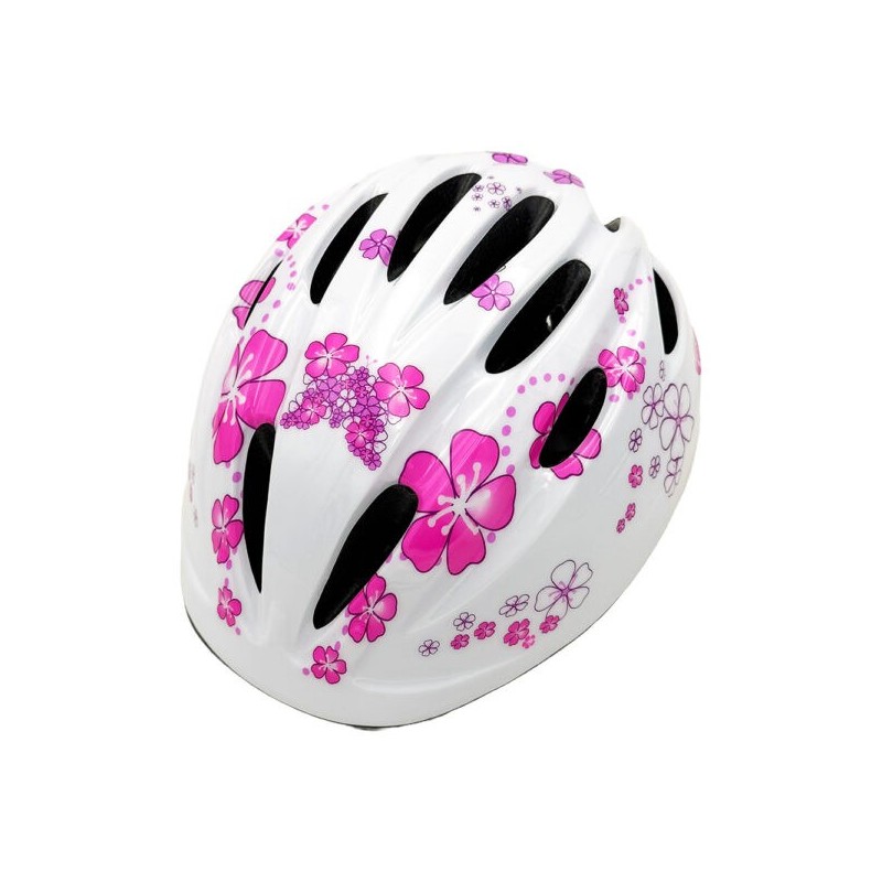 Παιδικό κράνος Cyclo MV5-2 flowers white Παιδικό κράνος Cyclo MV5-2 flowers white