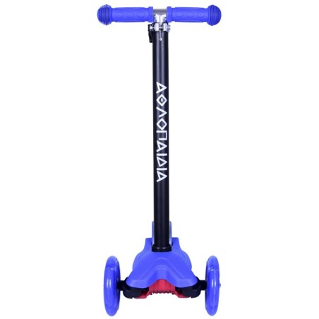 ΑΘΛΟΠΑΙΔΙΑ 3τροχο Πατίνι (Scooter) με Φωτιζόμενη βάση και ροδάκια, μπλε