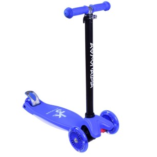 ΑΘΛΟΠΑΙΔΙΑ 3τροχο Πατίνι (Scooter) με Φωτιζόμενη βάση και ροδάκια, μπλε