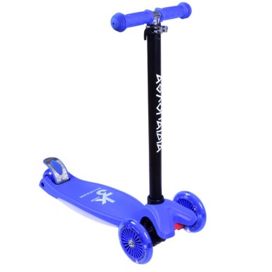 ΑΘΛΟΠΑΙΔΙΑ 3τροχο Πατίνι (Scooter) με Φωτιζόμενη βάση και ροδάκια, μπλε