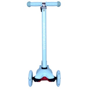 ΑΘΛΟΠΑΙΔΙΑ 3τροχο Πατίνι (Scooter) με Φωτιζόμενα Ροδάκια και βάση, γαλάζιο