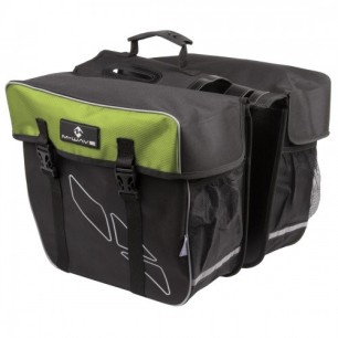 Bike bag m-wave Amsterdam σάκος σχάρας μαύρο/χακί