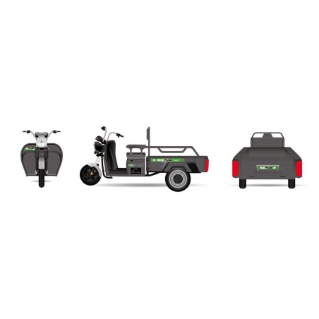 E-RIDE CARGO MINI (72V/32AH Μολύβδου) 25 KM/H - Ηλεκτρικό τρίκυκλο scooter -χωρίς δίπλωμα