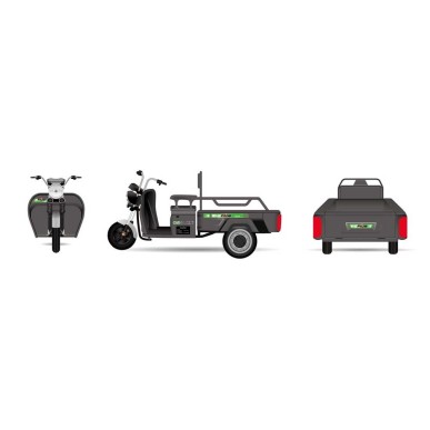 E-RIDE CARGO MINI (72V/32AH Μολύβδου) 25 KM/H - Ηλεκτρικό τρίκυκλο scooter -χωρίς δίπλωμα
