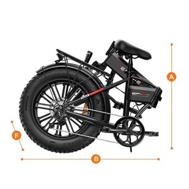 Ηλεκτρικό ποδήλατο ENGWE EP2 Pro E-Bike 20" - Black Matt